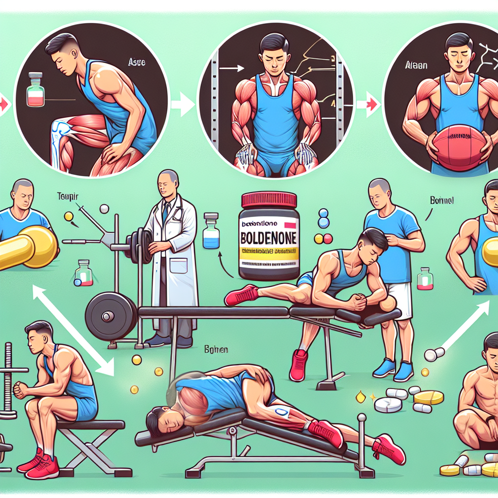 Boldénone et blessures sportives : utilisation pour la rééducation et la récupération après une blessure