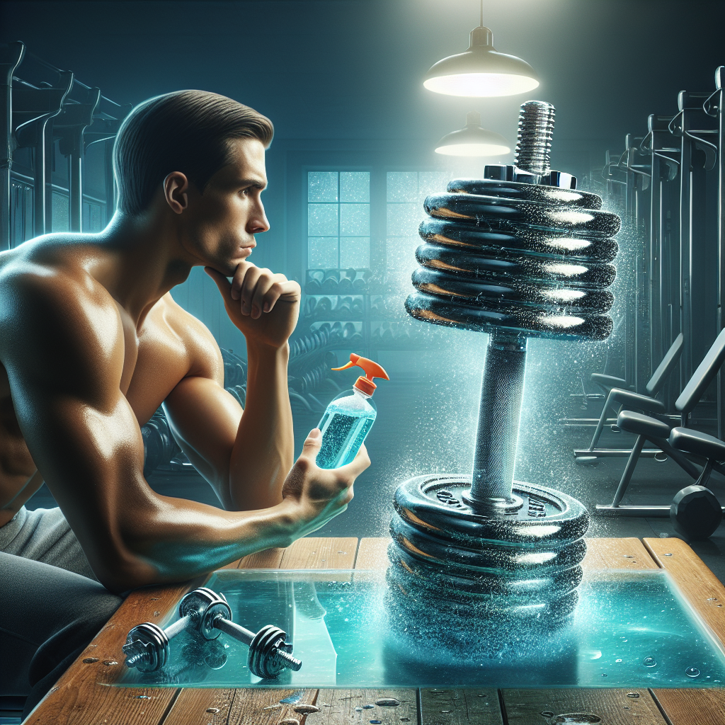 Traiter les haltères avec l'Eau germicide : une mesure de sécurité ou inutile ?