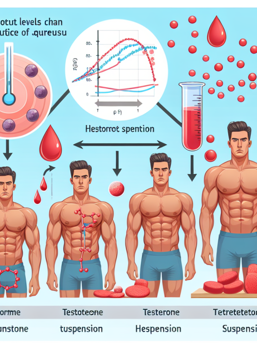 Comment l'hématocrite change sous l'influence de la suspension de testostérone (aqueuse)