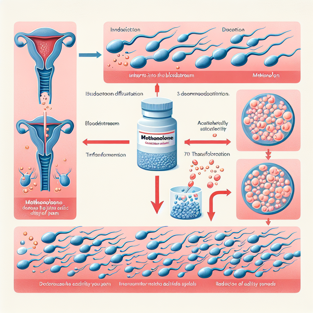 Comment la méthénolone peut-elle réduire l'acidité du sperme ?