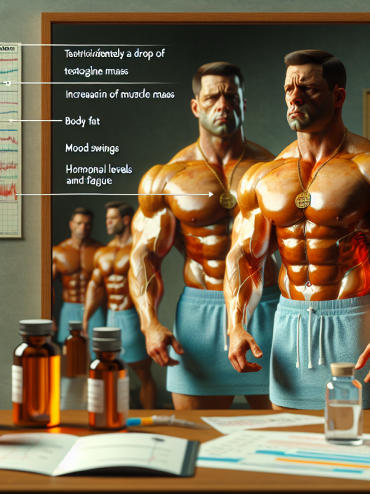 Comment réagit le corps d'un culturiste à une baisse de testostérone après la prise de méthénolone oraux ?