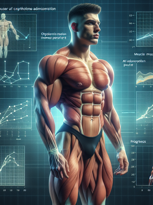 Dynamique de la variation de la masse musculaire sous injection d'oxymétholone
