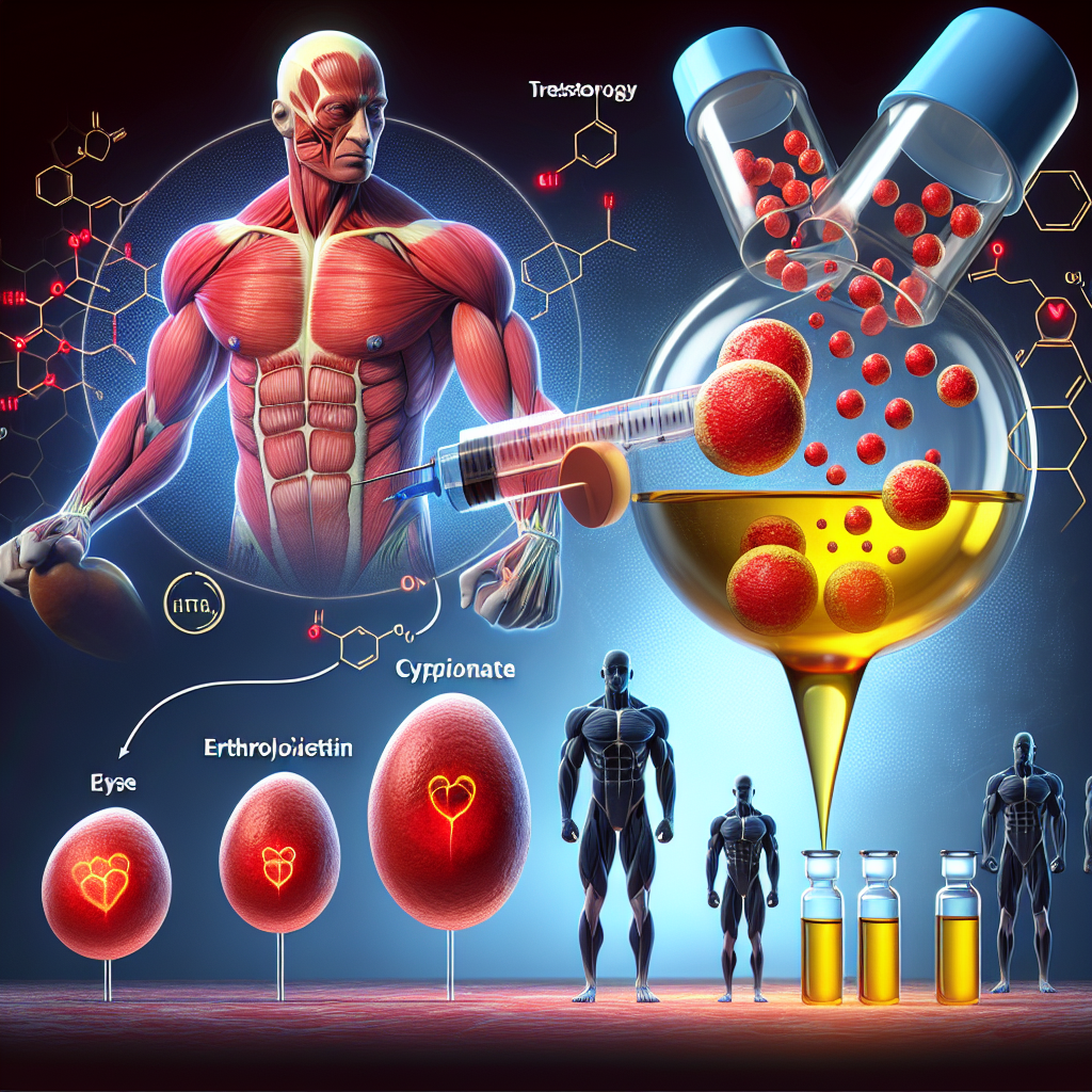 Effet du cypionate de testostérone sur la production d'érythropoïétine