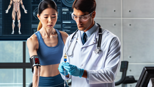 Infusion de décanoate de nandrolone pour le système immunitaire des sportifs lors d'un entraînement intense