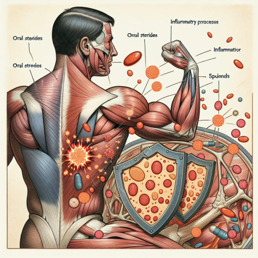 Stéroïdes oraux et contrôle des processus inflammatoires dans les muscles