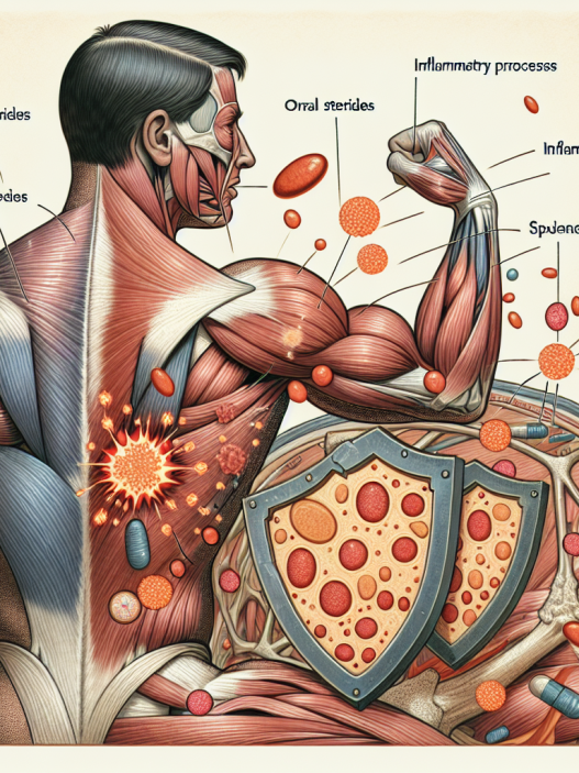 Stéroïdes oraux et contrôle des processus inflammatoires dans les muscles