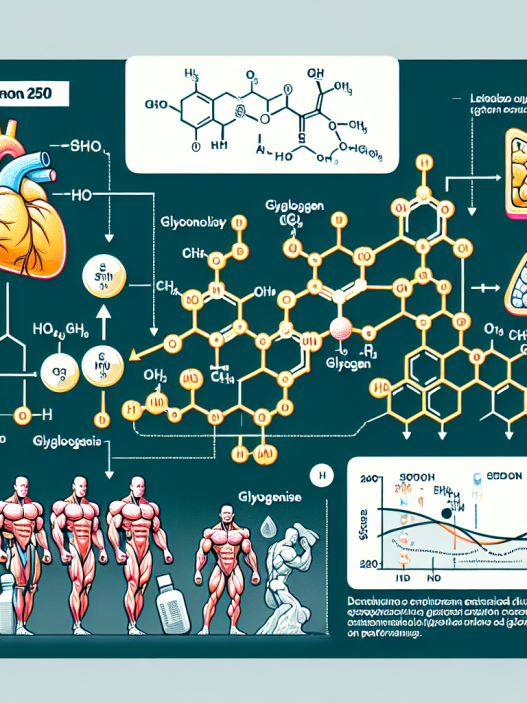 Sustanon 250 et son effet sur le métabolisme du glycogène