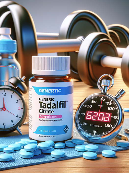 Utilisation du citrate de tadalafil (Cialis générique) pour augmenter la durée des entraînements