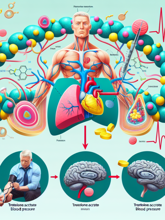 Effet de l'acétate de tréstolone sur la tension artérielle