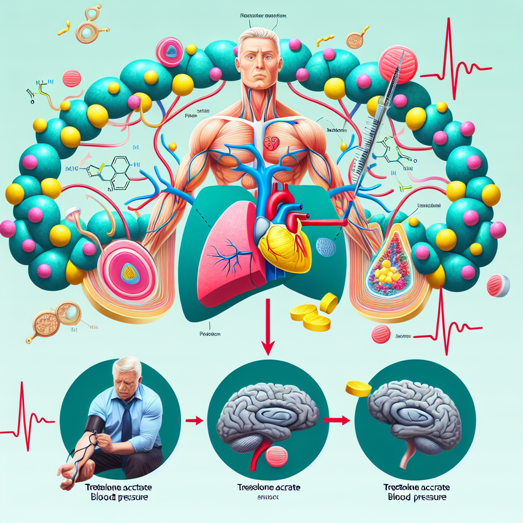 Effet de l'acétate de tréstolone sur la tension artérielle