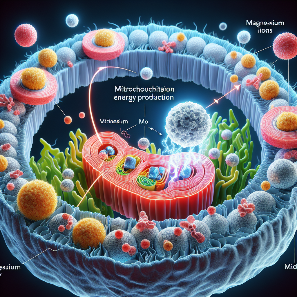Effet du magnésium sur la production d'énergie mitochondriale