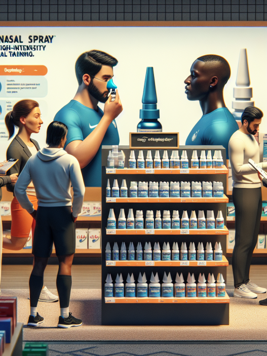 Les sprays nasaux pour faciliter l'entraînement fractionné à haute intensité