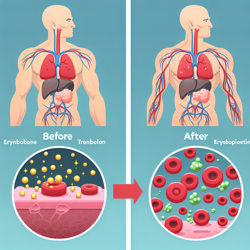 Trenbolone et effet sur la production d'érythropoïétine