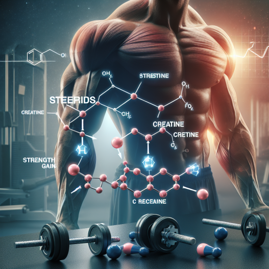 Interaction des stéroïdes et de la créatine pour le gain de force