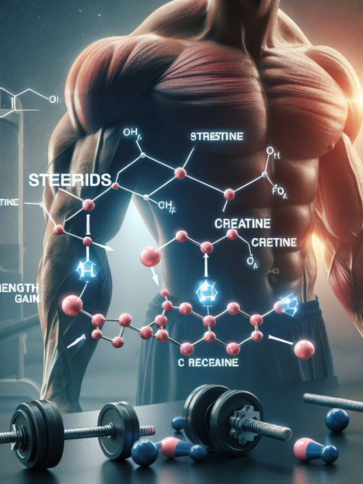 Interaction des stéroïdes et de la créatine pour le gain de force