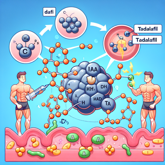 Tadalafil et amélioration de la synthèse des protéines musculaires